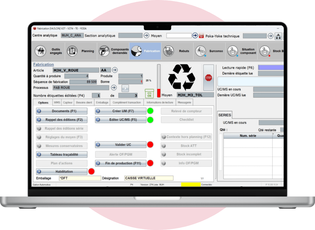 Fabrication - ERP MES