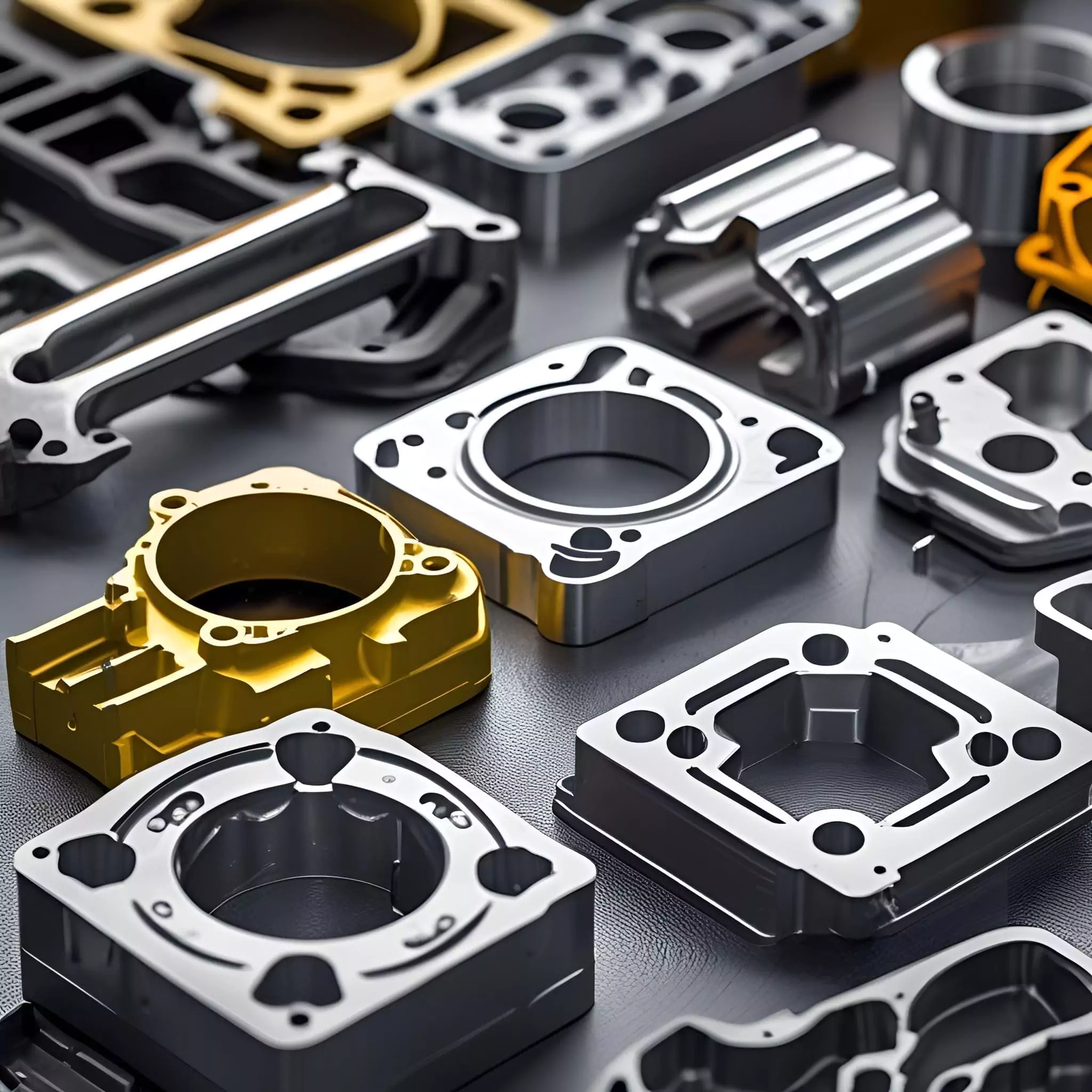 Pièces usinées en aluminium